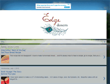 Tablet Screenshot of edgedesserts.com